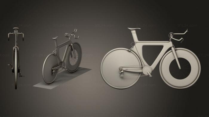 Автомобили и транспорт (Велосипед, CARS_4144) 3D модель для ЧПУ станка